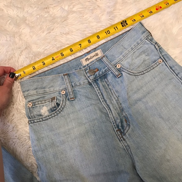 MADEWELL light wash Perfect Summer Jeans SZ 24 - Picture 6 of 13